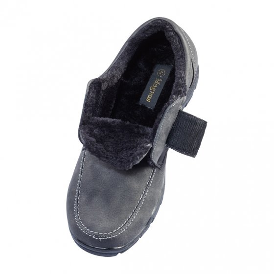 Klettslipper mit Warmfutter 44 | Anthrazit