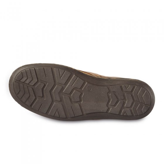 Komfort Stretchslipper,h-braun 45 | Hellbraun