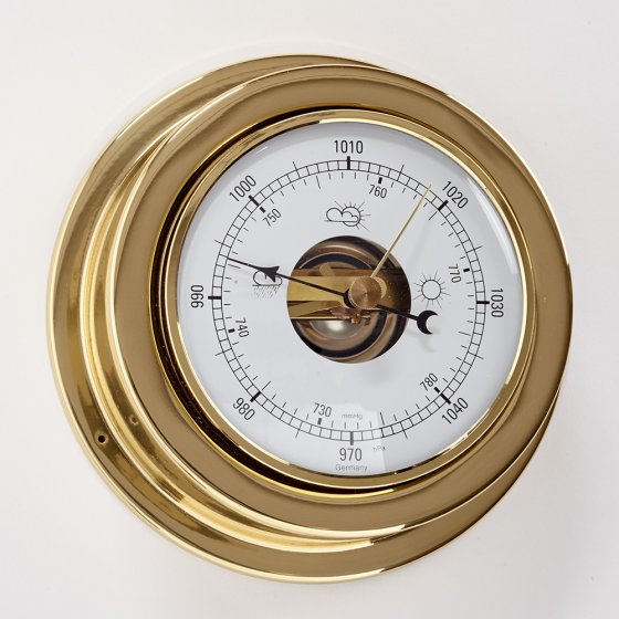 Analoges Messing-Barometer 