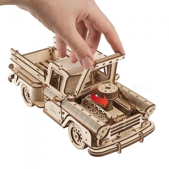 Maquette en bois camionnette 