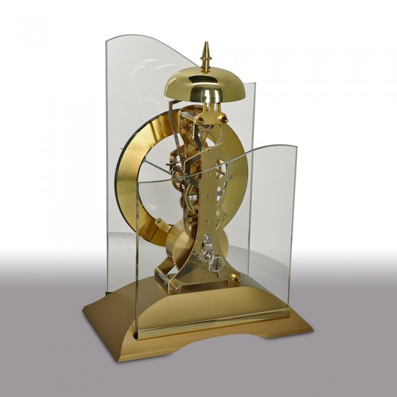 Mechanische Tischuhr mit Glocke 