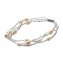 Collier et bracelet glamoureux en perles d'eau douce - 4