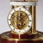 Pendule astrolabe laiton/acajou - 4