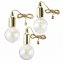 Trio de lampes sans fil  "Gold" Lot de 3  - 4