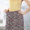 Hosenrock Blumenmuster L - 4