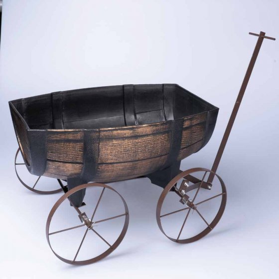 Pflanzschale auf Rädern 