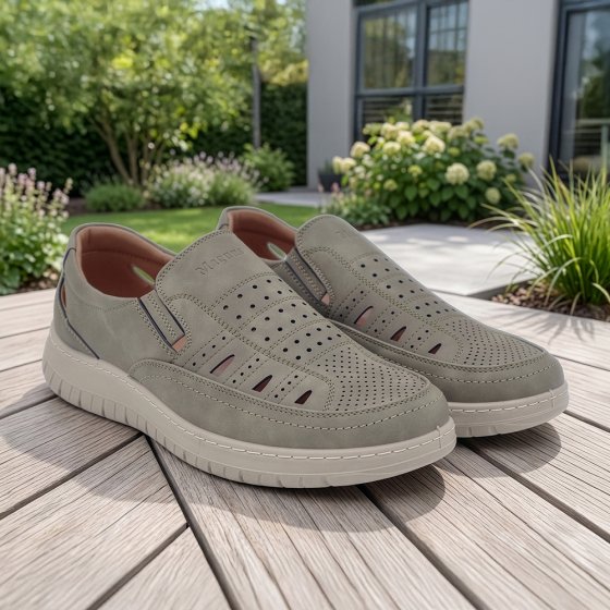 Herren Slipper 46 | Grau