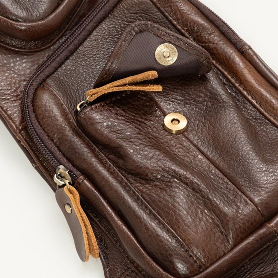 Herren Leder Cross Bag 
