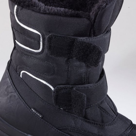 Thermo-Klettstiefel, schwarz 46 | Schwarz