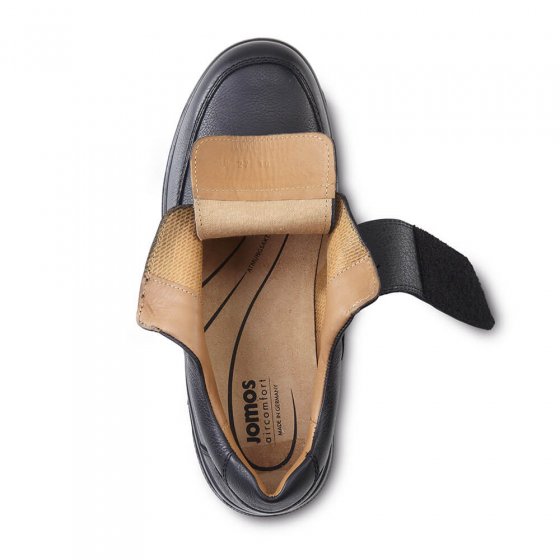 Extraweiter Klettslipper,schw. 41 | Schwarz