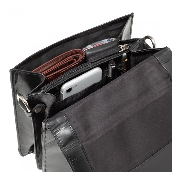 Rindsleder-Herrentasche mit RFID 