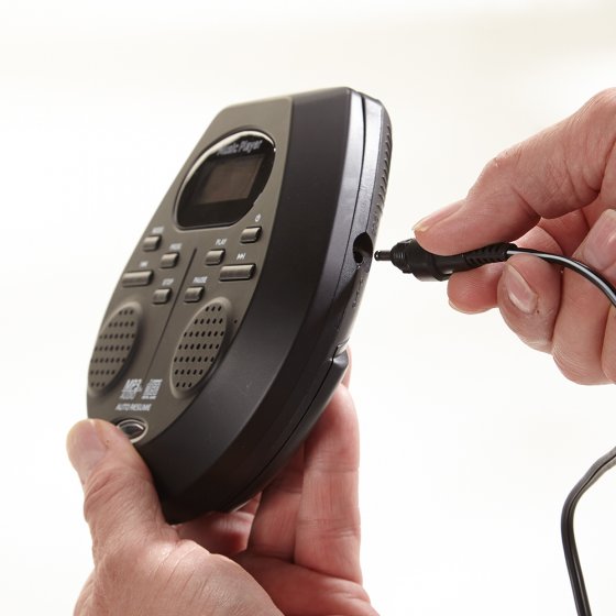 Tragbarer CD-Player mit Stereo-Lautsprechern 