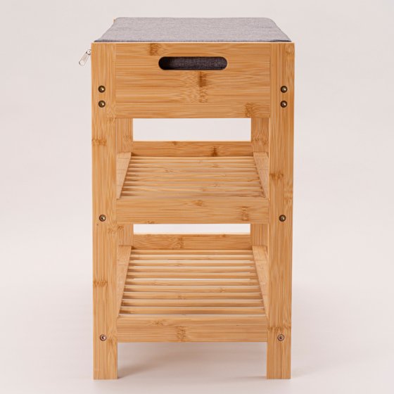 Banc à chaussures avec abattant 