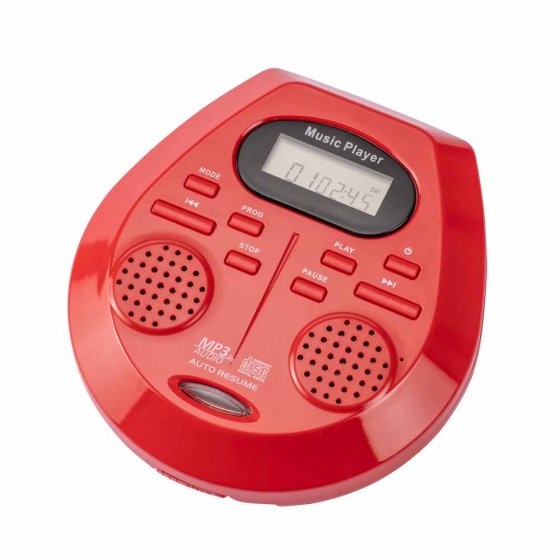 Tragbarer CD-Player mit Stereo-Lautsprechern 