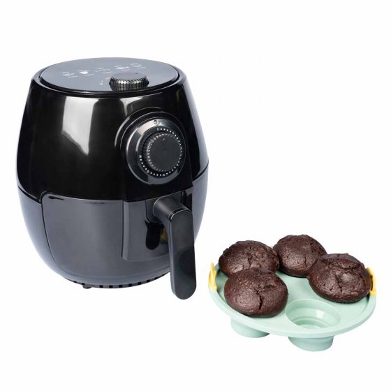 Silikon-Muffinform für Heißluftfritteusen 