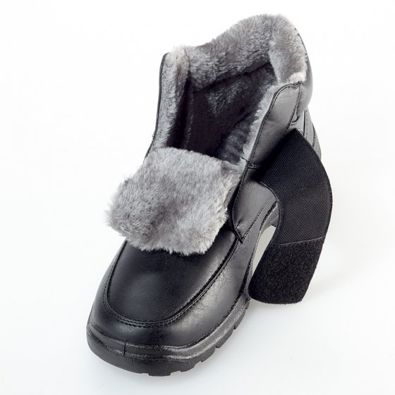 Klettstiefel mit Warmfutter 41 | Schwarz