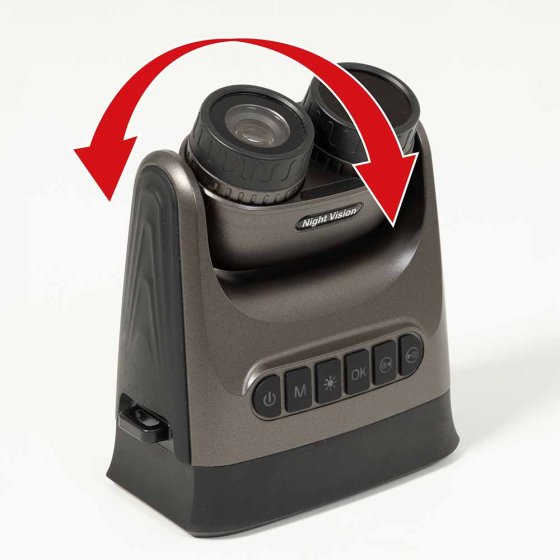 Infrarot-Kamera mit drehbarer Linse 