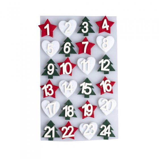 Filzsticker "Adventskalender"