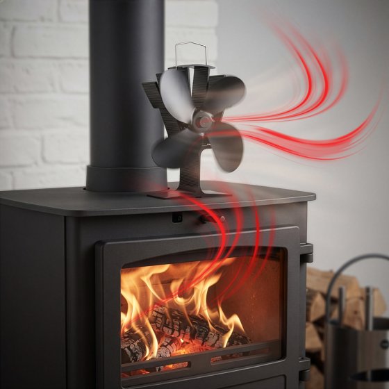 Ventilateur pour cheminée et poêle 