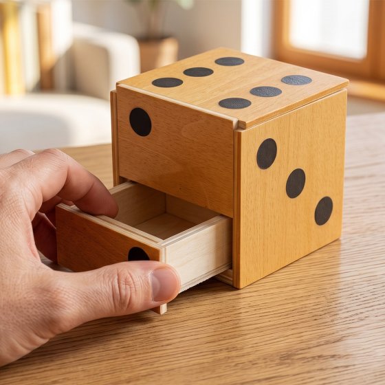 Rätsel-Geschenkwürfel "Logik" 