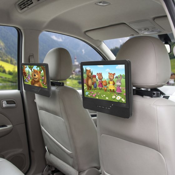 Duo de lecteurs DVD pour voiture 