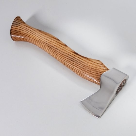 Handaxt mit Leder-Etui 