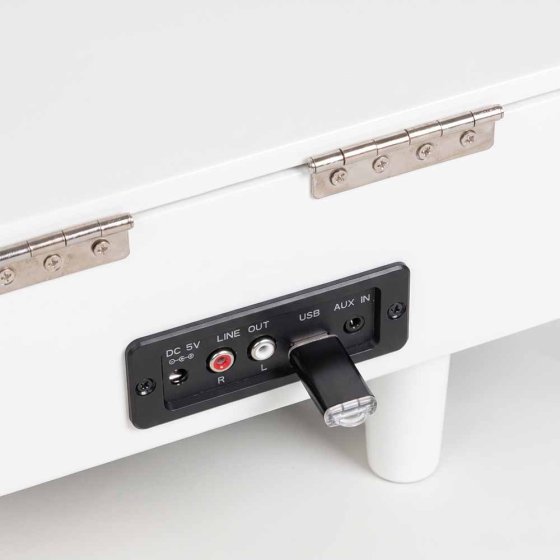 Platine vinyle façon piano 