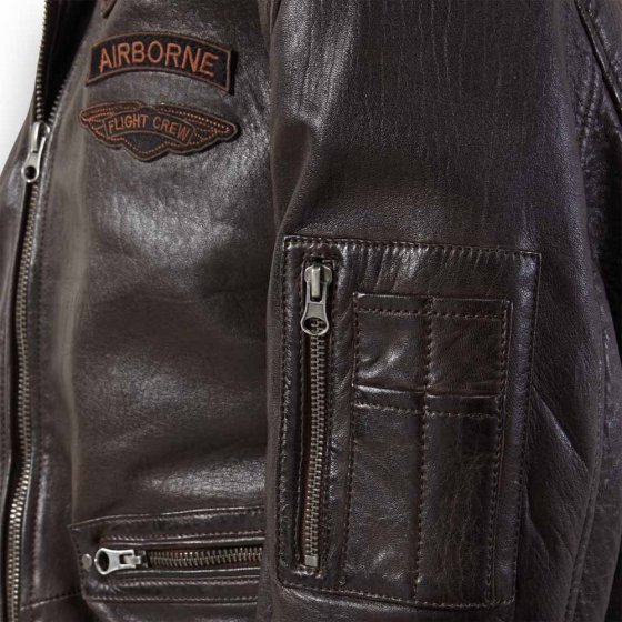 Fliegerjacke aus Lammleder