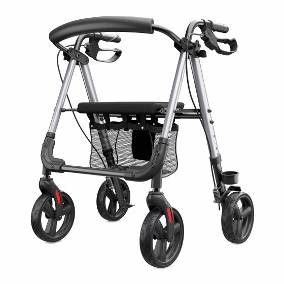 Déambulateur en aluminium 