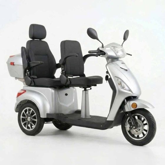 E-Mobil Dolly  2.0 3-Rad, Blei-Akku Dunkelgrau
