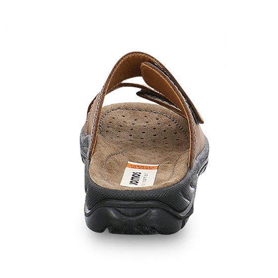 Mules à velcro Aircomfort 47 | Marron