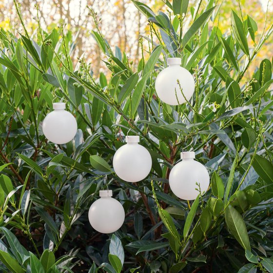 Boules de soirée lumineuses d'extérieur à LED Lot de 5  