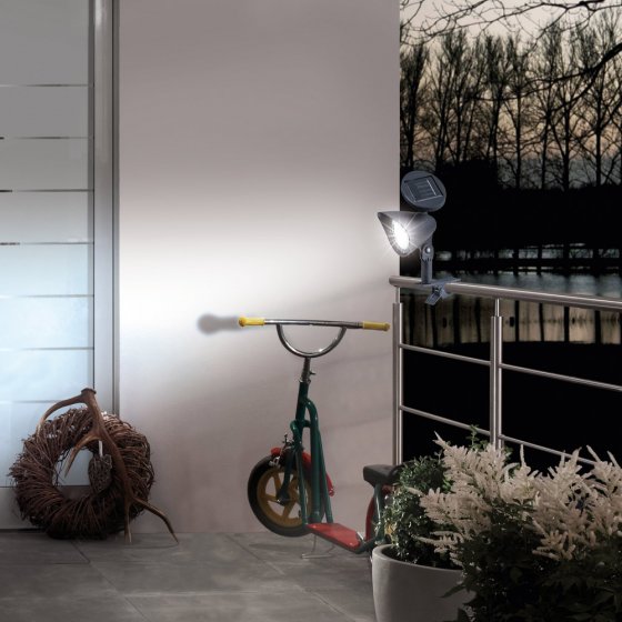 Solar-LED-Klemmleuchte 2er-Set 