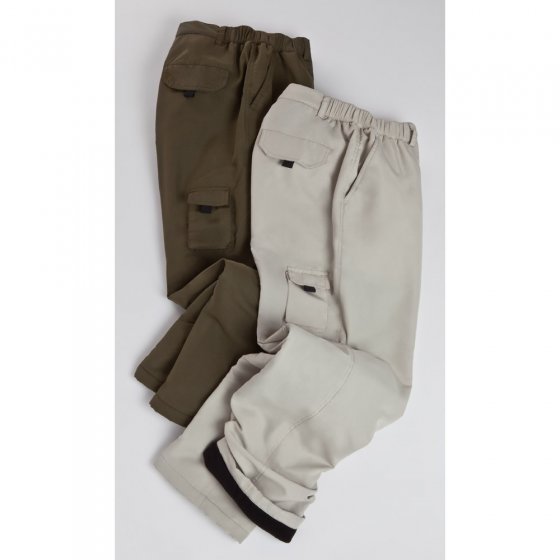 Pantalons thermiques antitaches par lot de 2 