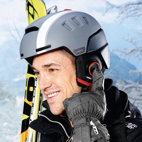 Casque de ski connecté 