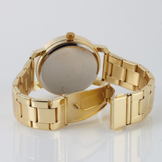 IHR GESCHENKELEGANTE HERRENUHR „GOLD“ 