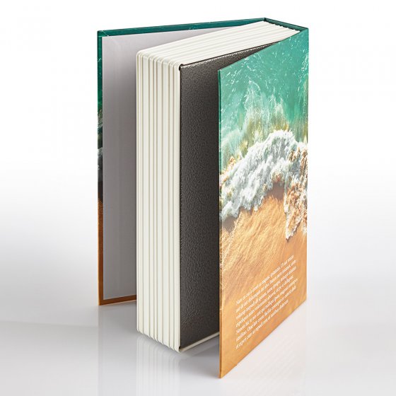 Buchkassette mit Zylinderschloss „Ocean” 
