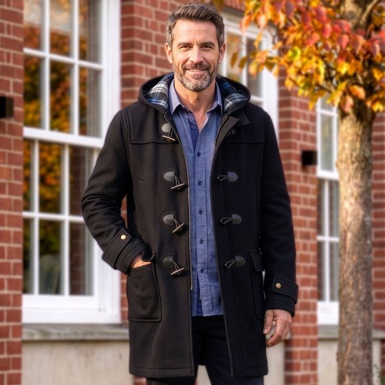 Duffle-coat en laine 