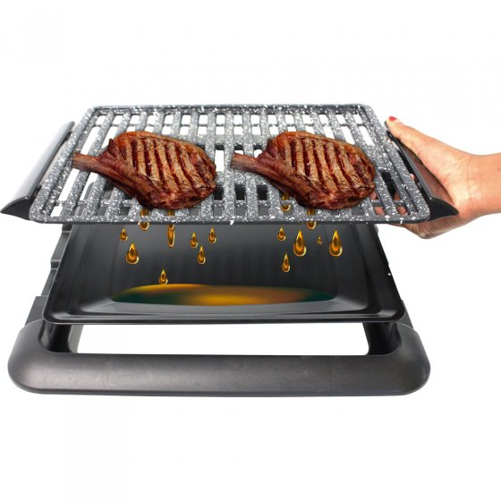 Rauchfreier Tischgrill "2in1" 