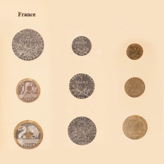 Pièces de collection  "The last European coins" 