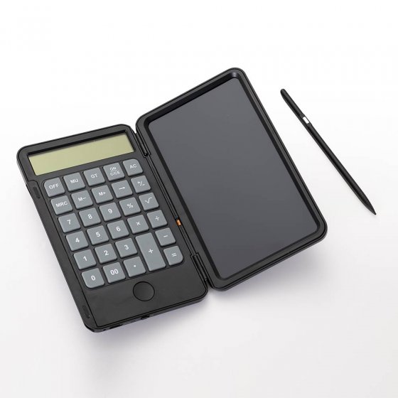Elektronische Schreibtafel mit Taschenrechner 