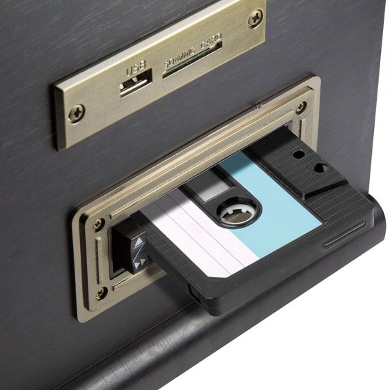 Retro-Stereoanlage mit Aufnahmefunktion
