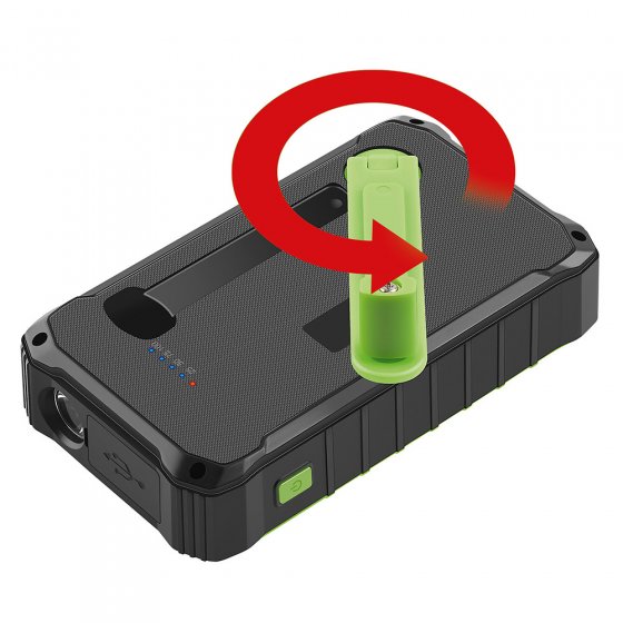 Chargeur à manivelle et solaire 