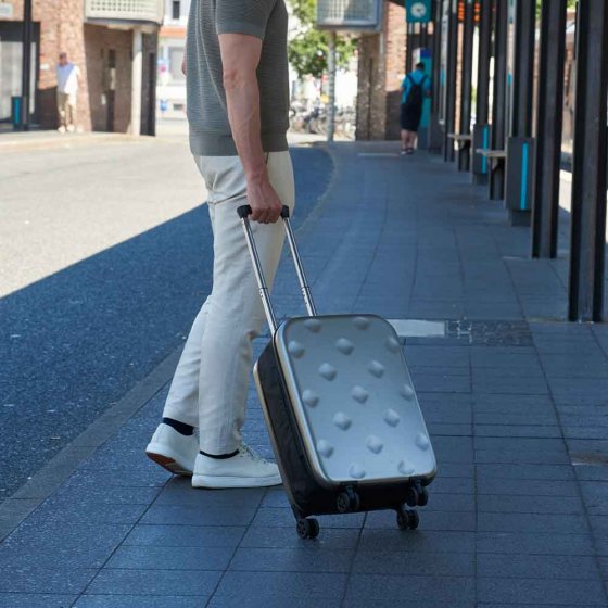 Valise ultra plate à roulettes 