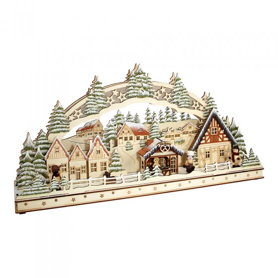 LED-Schwibbogen "Bäckerei" 