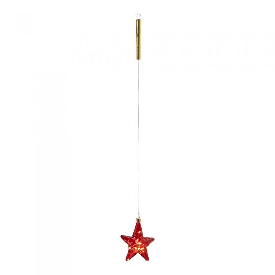 Étoile en verre à LED