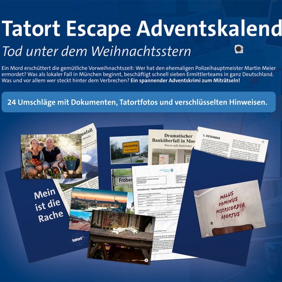 Calendrier de l’Avent Tatort Escape