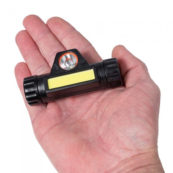 Lampe frontale 2 en 1 à bandeau amovible 