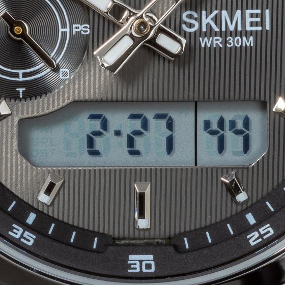 Multifunktions-Chronograph Silber