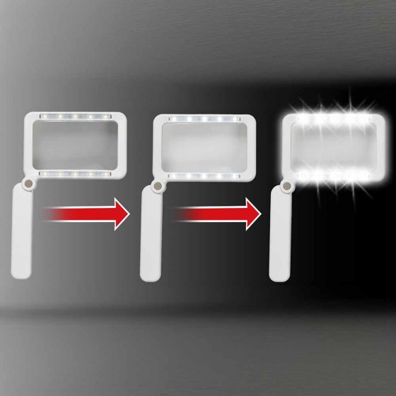 Wiederaufladbare LED-Lupe 
